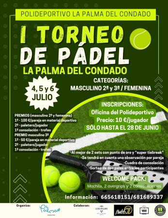 Poster de Torneo de Padel Verde y Beige(3)