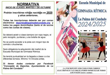 Imagen INICIO CLASES GIMNASIA RÍTMICA